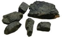 Rocks minerals Ontario augite